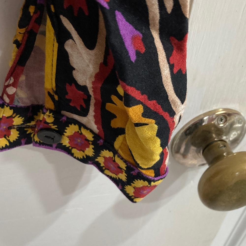 Haute Hippie blouson collared top - Picture 4 of 7